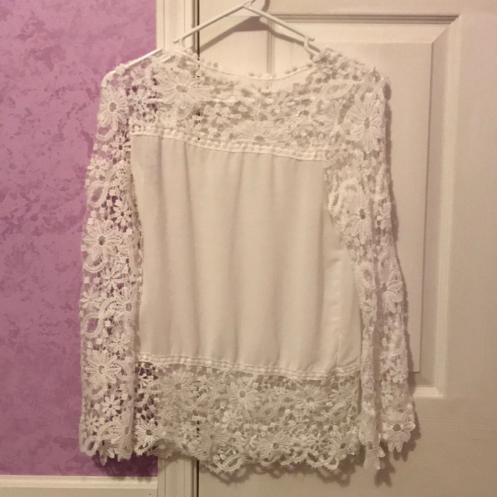 White Lace Top